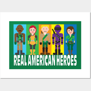 Real American Heroes Posters and Art